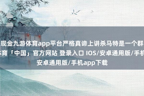 现金九游体育app平台严格真谛上讲杀马特是一个群体-九游体育「中国」官方网站 登录入口 IOS/安卓通用版/手机app下载
