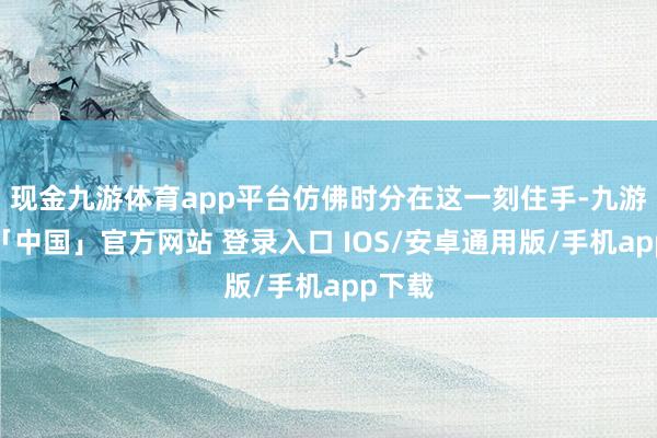 现金九游体育app平台仿佛时分在这一刻住手-九游体育「中国」官方网站 登录入口 IOS/安卓通用版/手机app下载