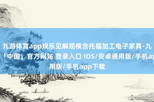 九游体育app娱乐见解规模含托福加工电子家具-九游体育「中国」官方网站 登录入口 IOS/安卓通用版/手机app下载